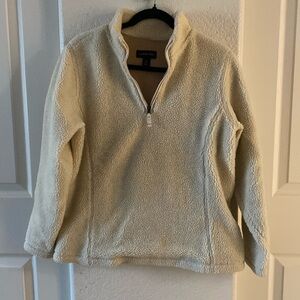 Lands’ End Sherpa half zip